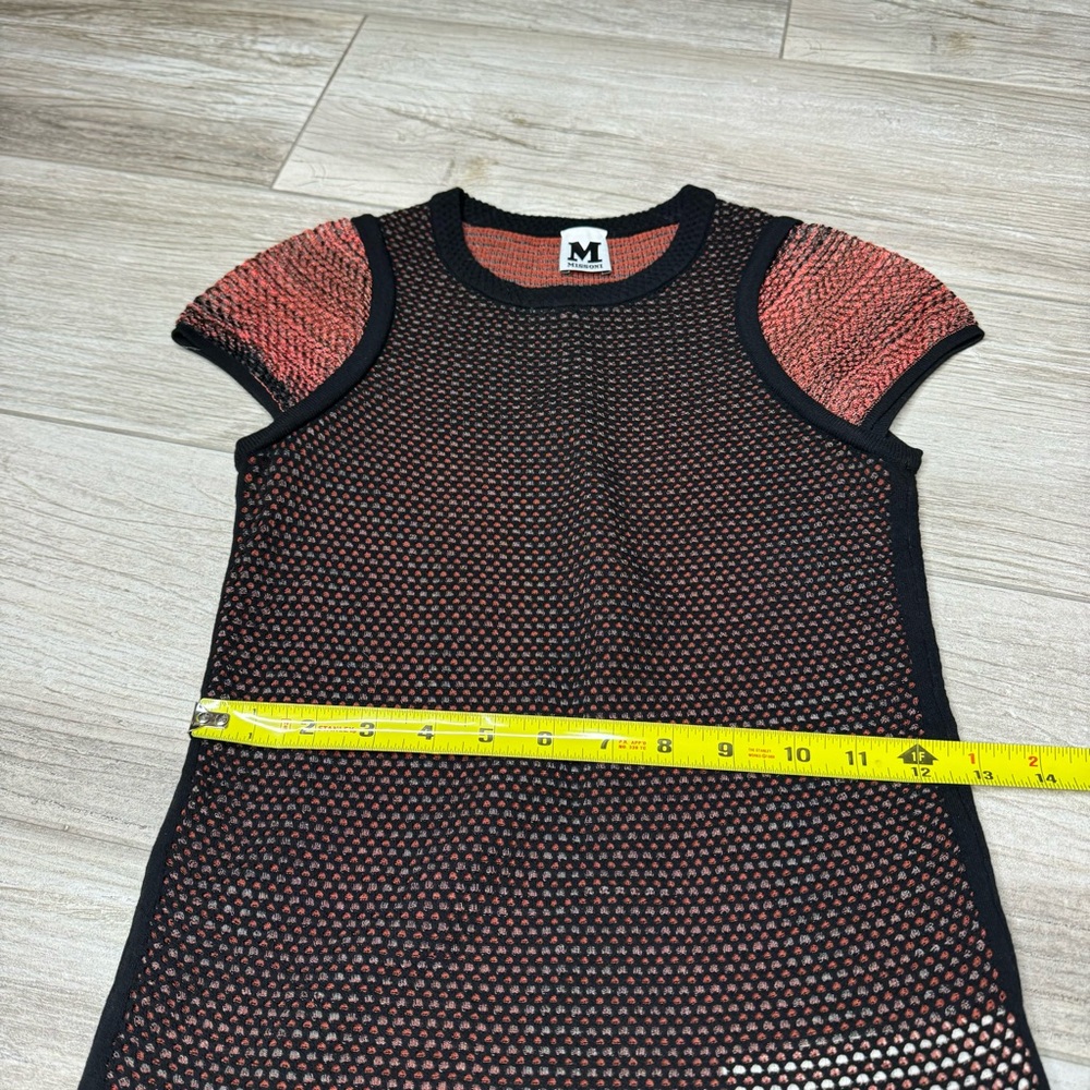 MISSONI Sheer Knit Shirt size 2 - Picture 4 of 7